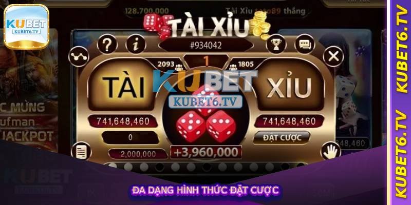 Đa dạng hình thức đặt cược