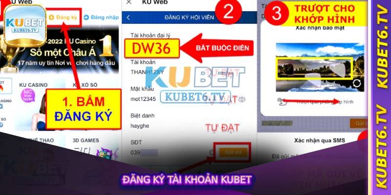 Đăng Ký Tài Khoản KUBET